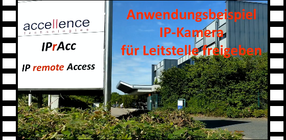 Video Anwendungsbeispiel: IP Kamera auf Leitstelle aufschalten